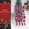 24Pcs/Set Christmas Style Kid Nail Tip Self-Adhesive Colorful DIY Full Cover False Nails Art Press On Tips for Gift 4