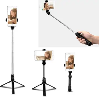 

Bluetooth Selfie Stick For Phone With Tripod Wireless Remote Control Tripode Expandable Monopod Mini Portable Selfie Sticks