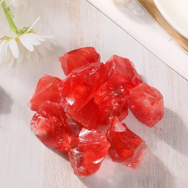 100 G Természetes Durva Kövek Piros Kristály Az Akvárium És A Sziklák Dekorációban Található Díszek Otthoni Dekorációs Kiegészítők Számára - Image 3