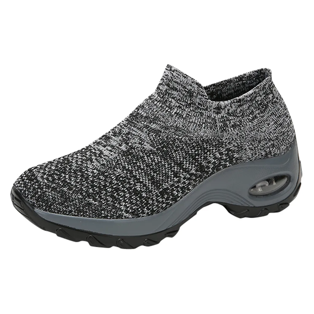 

SAGACE sneakers Women vulcanized shoes woman mesh sneakers 2020 Wear Resistant Walking Shoes Sock Sneaker Mesh Slip On Lazy Shoe