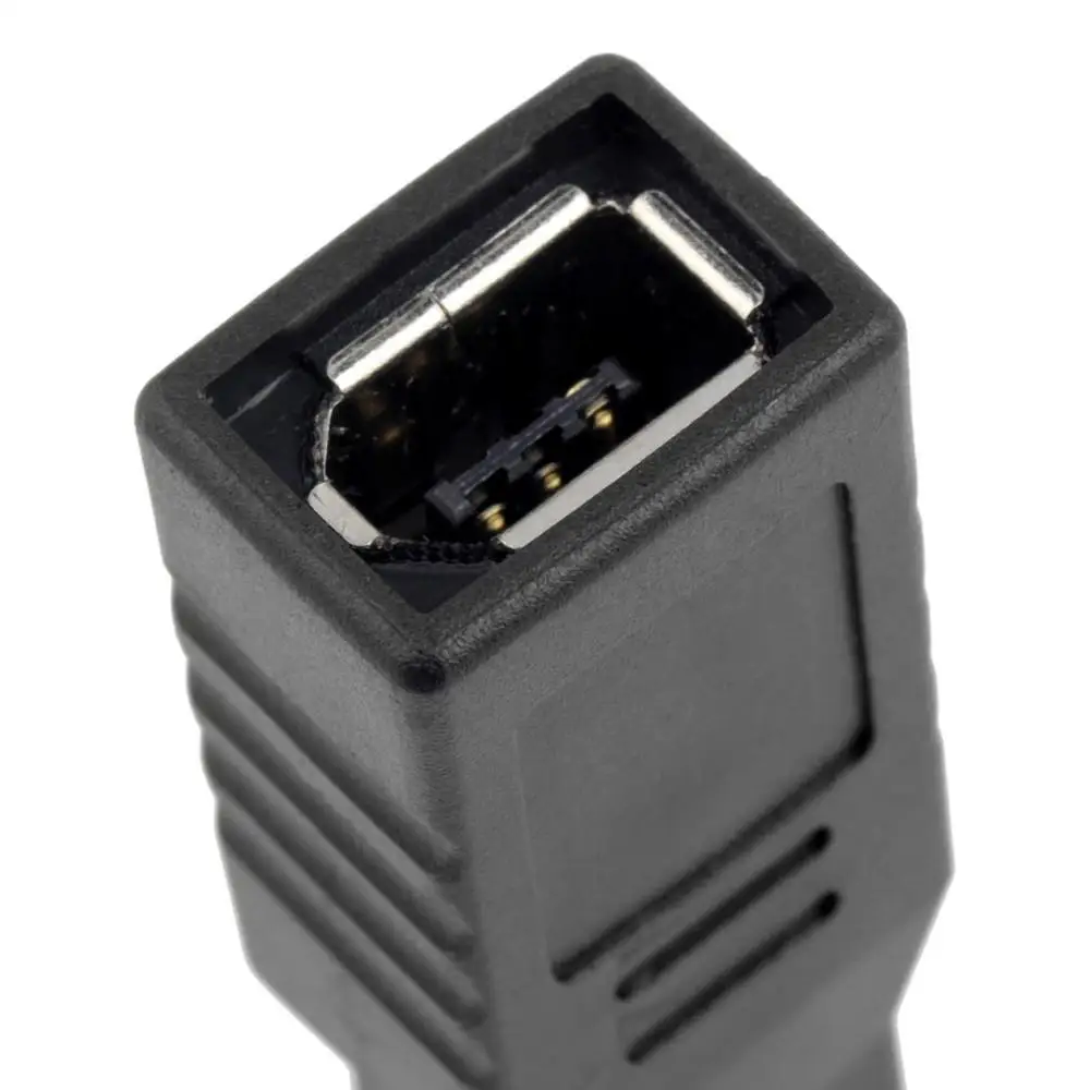 1 шт./2 шт. Новый Пожарный провод 800 до 400 адаптер соединитель 9/6 Pin IEEE 1394 черный
