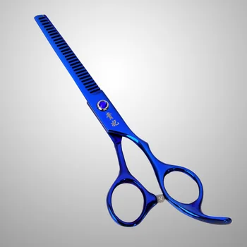 

1pc Hair Cutting Scissors Professional Barber Snips Tool Salon Hairdressing Scissors (Blue)