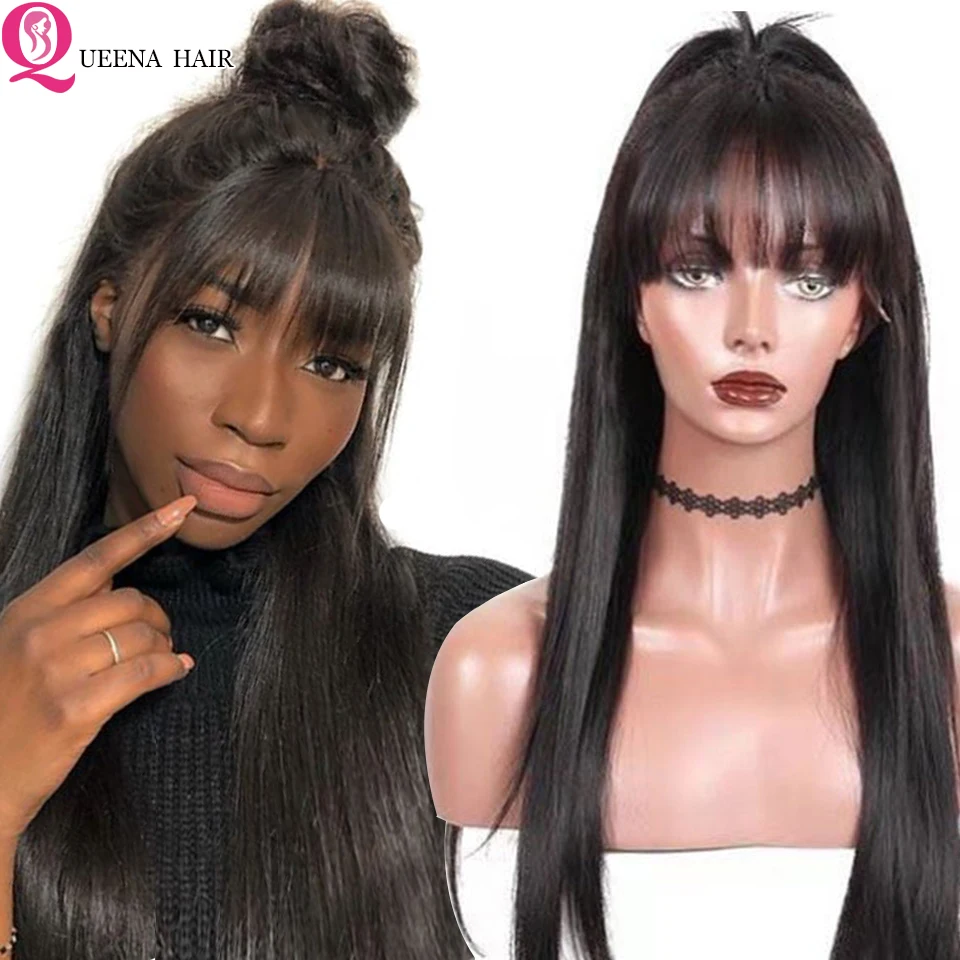 Lace Front Wig With Bang 
