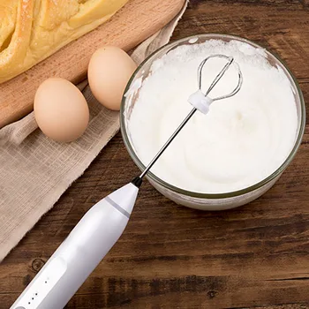 

Set Of USB Rechargeable Electric Milk Frother Mini Mixer Foamer Whisk Stirrer Tool Part Kits