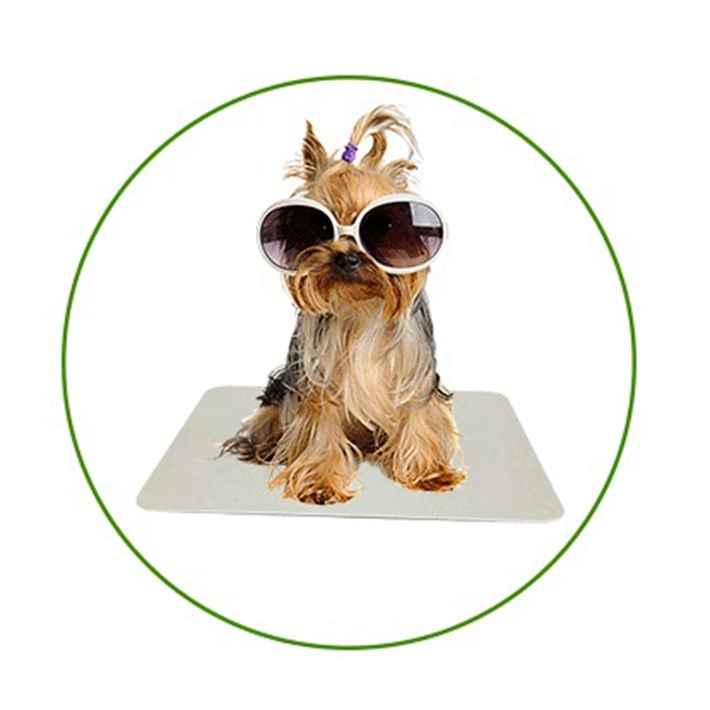 Pet Aluminum Heat Sink Dog Cat Summer Cooling Mat High-End Aluminum Alloy Pet Radiator Dog Anti-Skid Mattress