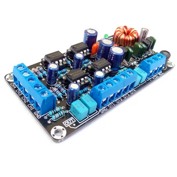 

Car Amplifier Front Stage Front Panel Four-channel Op Amp 5532hifi Pre-amplifier 4-channel Dual Op Amp Board