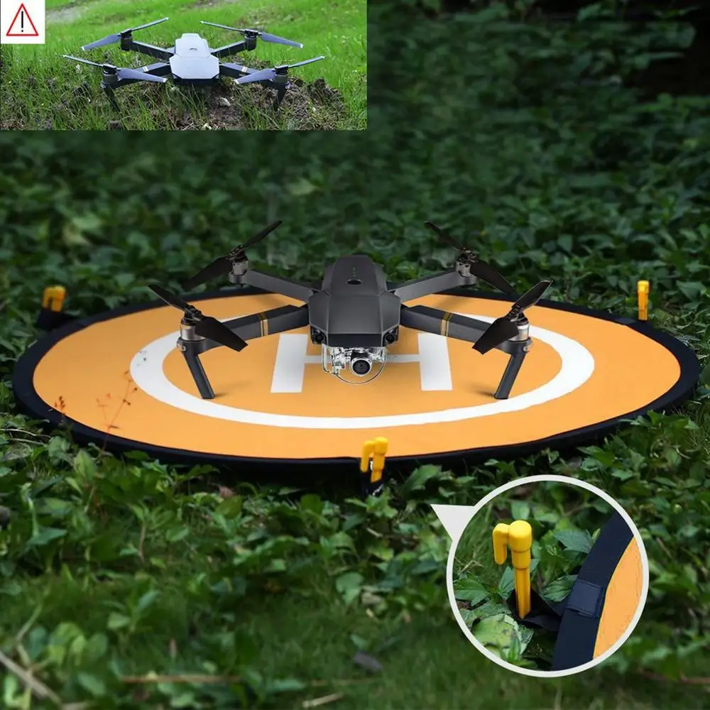 

55cm Fast-fold Landing Pad Universal FPV Drone Parking Apron Foldable Pad For DJI Spark Mavic Pro FPV Racing Drone Accessory