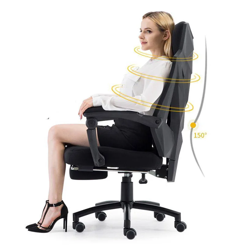 

Computer Chair Recliner Office Chair Lying Lifting Armchair With Footrest Boss Chair High Quality Free Shipping