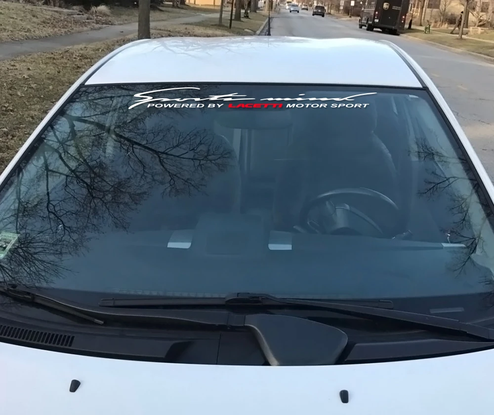 Наклейки на заднее переднее лобовое стекло для Chevrolet Lacetti Motorsport Светоотражающие виниловые украшения автомобильные аксессуары
