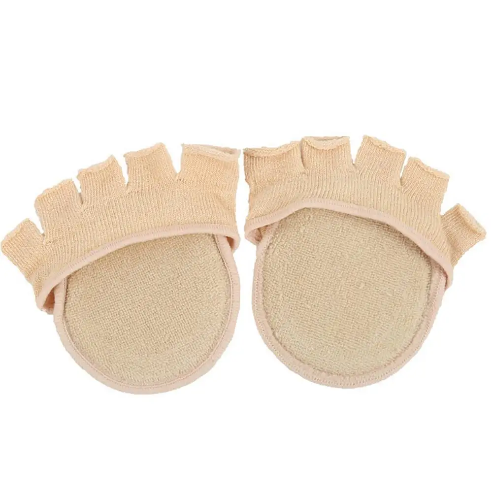 Women Breathable High Heel Half Insoles Forefoot Pain Relief Pads Short Sock | Красота и здоровье