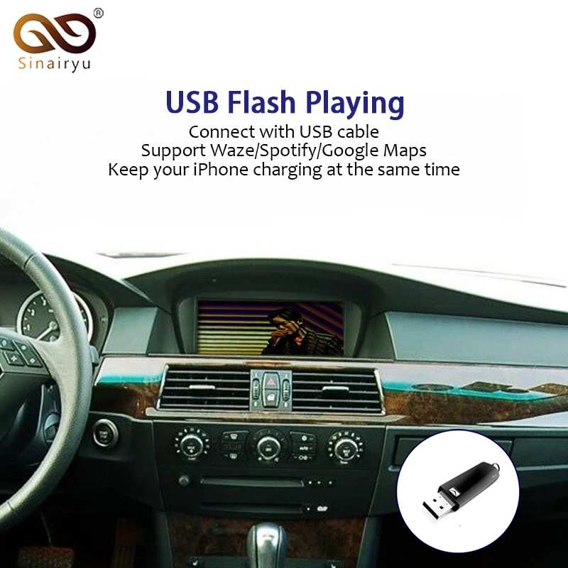 Wireless Apple Carplay For BMW CCC 1 3 5 6 7 sertes X1 X3 X5 X6 Z4 E60 E61 E62 E63 E70 E71 E8 Android Auto Mirroring Car Play