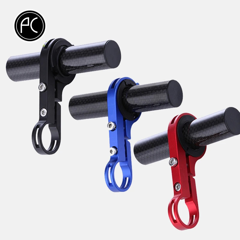 Bicycle handlebar extender accessories bracket for bike headlight mount bar computer holder mtb road bike support