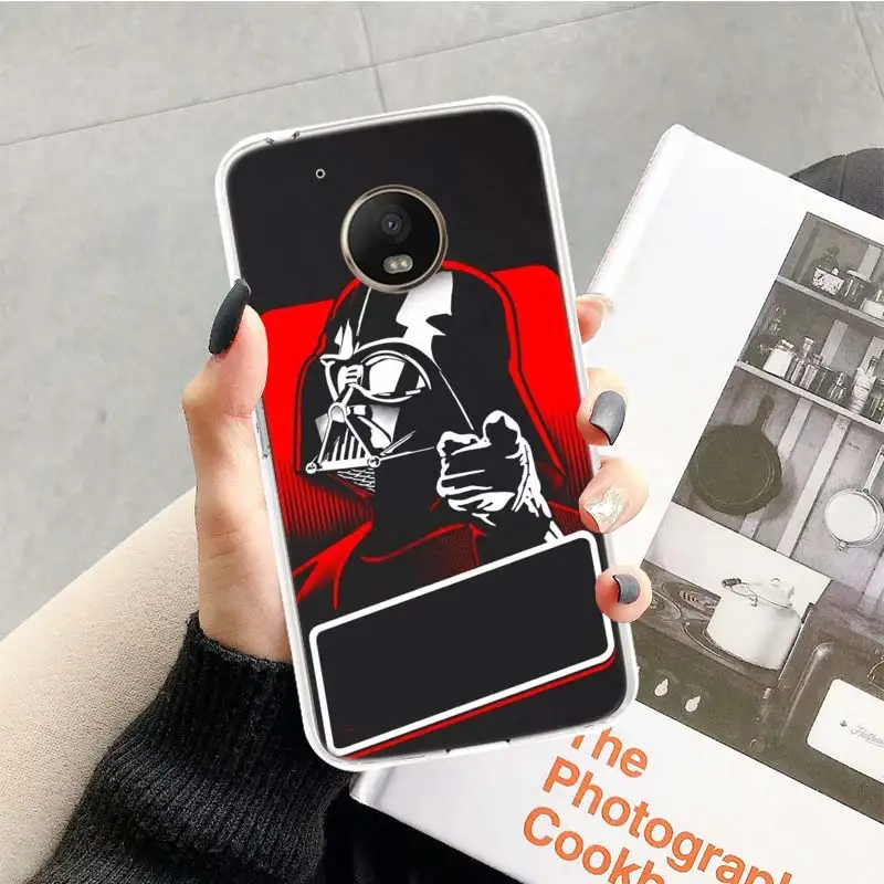 TR052-4 Крутой чехол с принтом из "звездных войн" для Motorola Moto G7 G6 G5S G5 E4 плюс G4 E5 играть X4 Мощность tpu с рисунком индивидуальная крышка телефона - Цвет: TR052-4