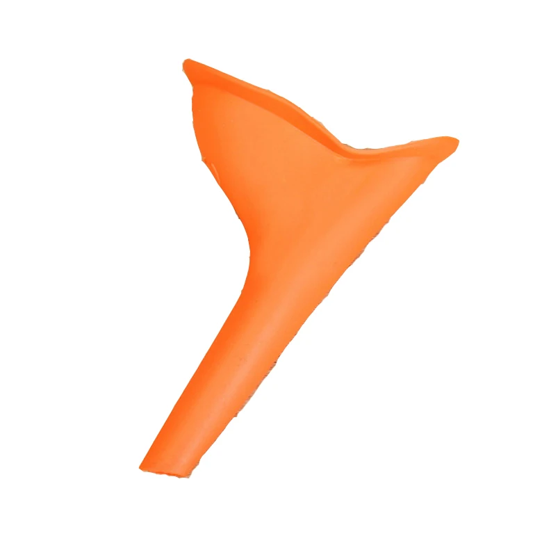 Orange 1pcs Необходимые Небольшие Инструменты для женщин, путешествия на открытом воздухе, постоянное мочеиспускание, силиконовая воронка - Цвет: Orange 1pcs
