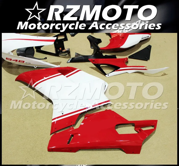 Мотоциклетный обтекатель abs подходит для DUCATI 848 1098 2007-2012 корпусные детали прессформы Магазин № 0392