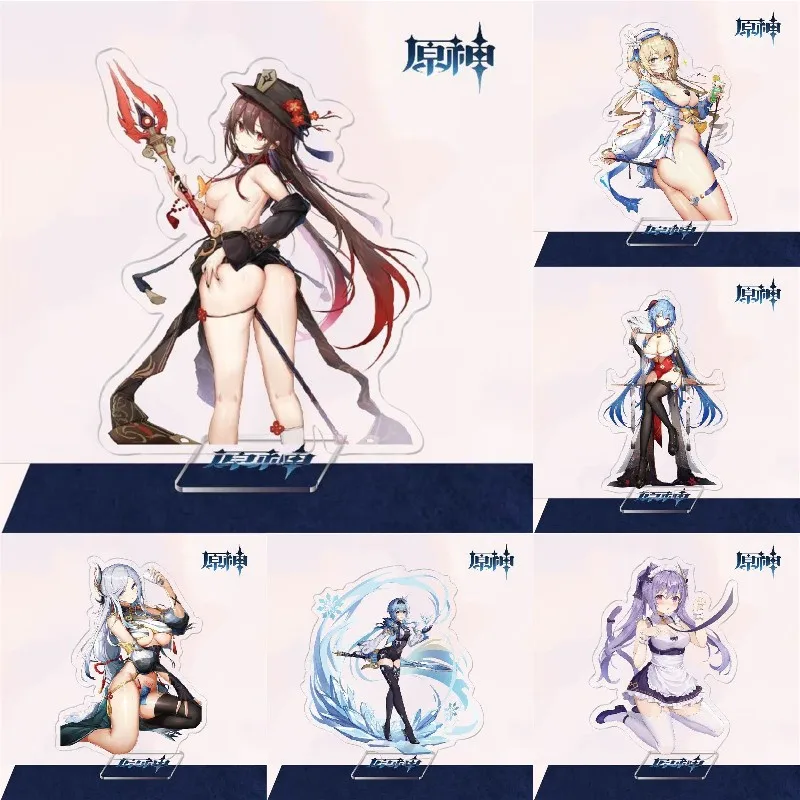 2022 Popular Anime Figure Genshin Impact Shen He Hutao Yun Jin Acrylic Stand Model Plate Desk Decor Fans Collection Prop Gifts |
