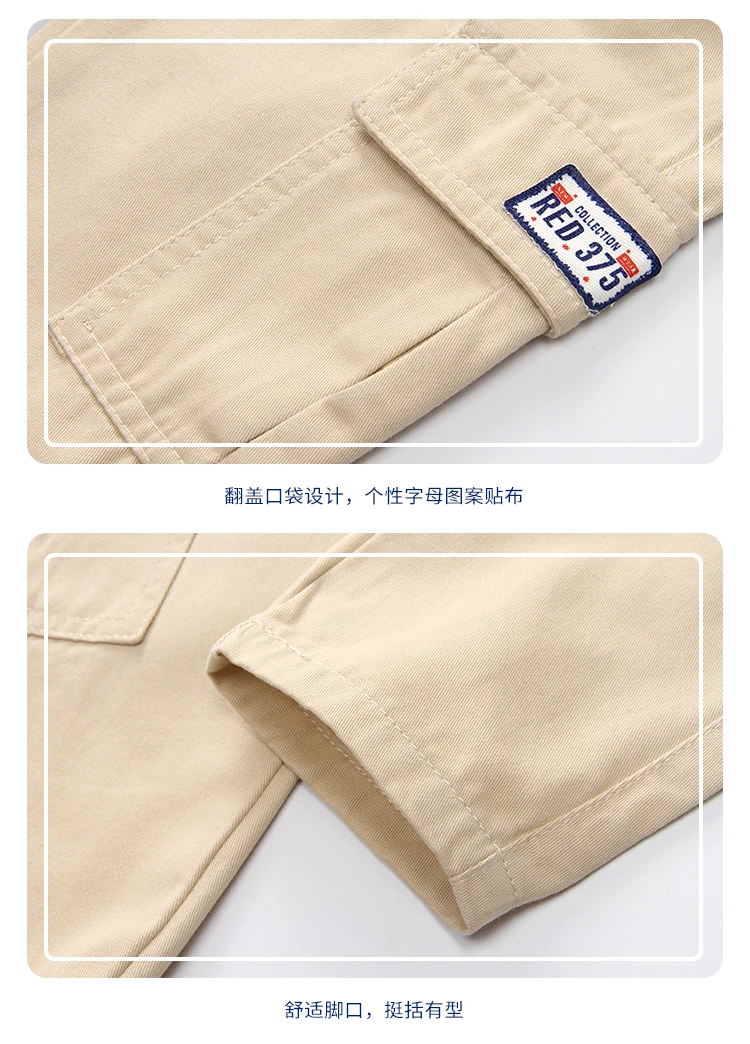 Sifafos Children pants full length autumn thin casual kids trouser pockets style fashion boys pants kids Pantalones