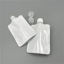 

1pc 50ml Nozzle Bag Cosmetic Lotion Essence Liquid Hand Sanitizer Packaging Bag Makeup Fluid Disinfectant Bag Travel Bag