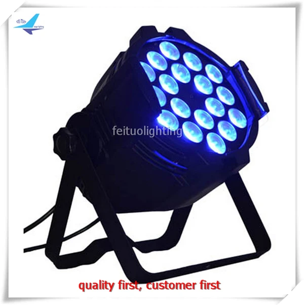 E-4pcs Лидер продаж Par Led 18x18 Вт rgbwa+ uv 6в1 шесть цветов led par light DMX контроль сценического эффекта освещения