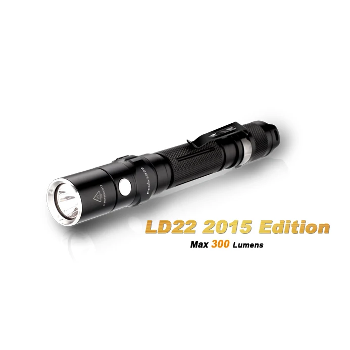 Fenix LD22 Cree XP-G2 R5 светодиодный фонарь с боковым выключателем 300 Люмен+ AA батарея