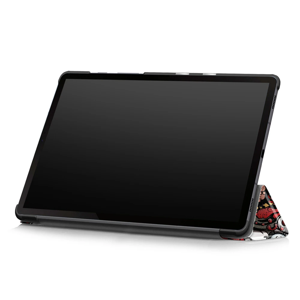 Для samsung Galaxy Tab S6 10,5 дюймов SM-T860 T865 T867 чехол из полиуретановой кожи для планшета трехслойный окрашенный чехол для планшета с функцией автоматического пробуждения/сна
