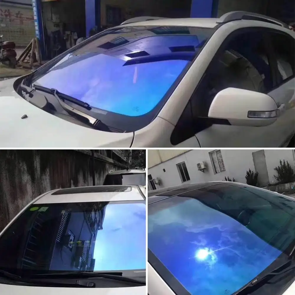 Car Window Tint Film 0.5Mx3M Car Window Tint Foils VLT 67% Solar Protection Film Windscreen Front Rear Window Tinting
