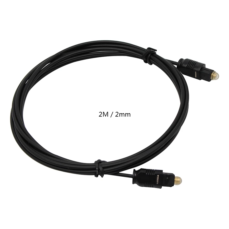2m2mm Digital Optical Audio Cable Toslink 1m Spdif Coaxial Cable For