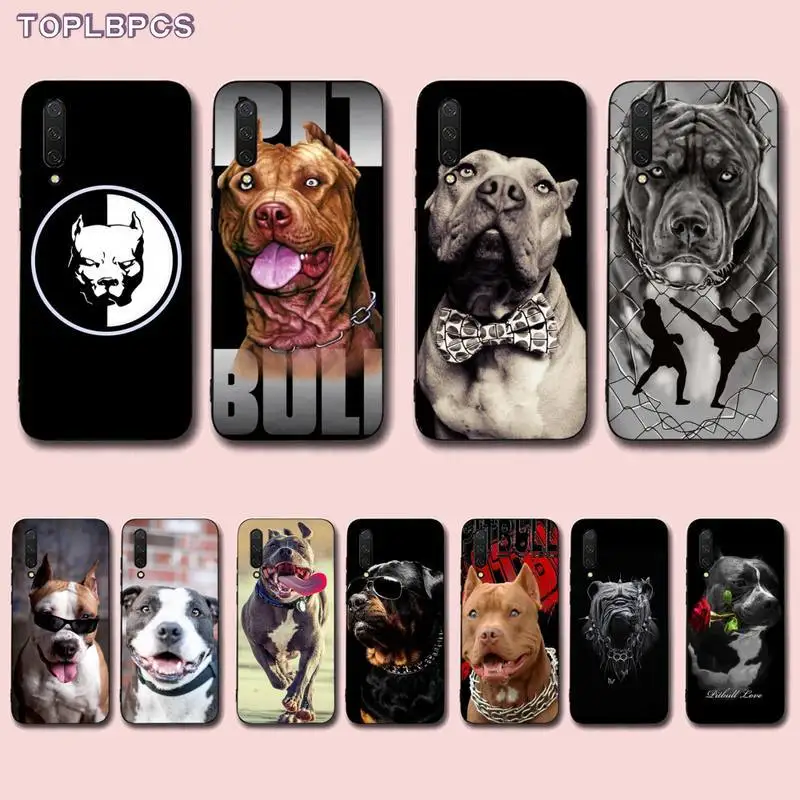 TOPLBPCS питбулл прекрасный Собака Мягкий чехол для телефона Капа Xiaomi mi 5 6 plus 6x8 8se 8lite 9