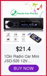 1Din радио автомобиля мини JSD-520 12 В Авторадио автомобиля стерео с Bluetooth FM радио AUX/USB/SD 1 din In-dash автомобиля MP3 мультимедийный плеер