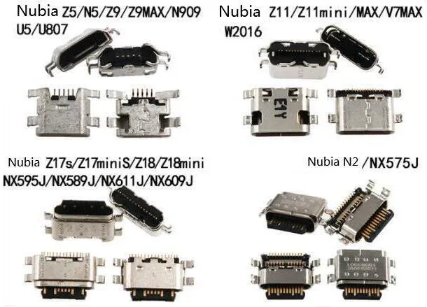 USB Plug Power Charging Port Connector Socket For ZTE Nubia Z5 Z11 Z11mini Z17S Z18 N2 Z17mini Phone | Мобильные телефоны и