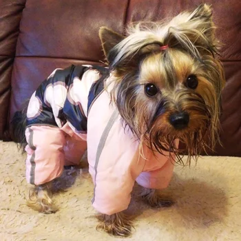 

Dog Clothes Winter Pet Coat Jacket For Small Dogs Reflective Warm Fleece Puppy Dog Jumpsuits Chihuahua Yorkie Clothing Overalls