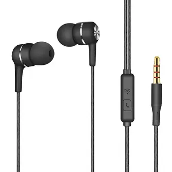 

Simple Universal In-ear Inline Computer Phone With Wheat Headset Wire Headset Bluetooth Earphone V4.2 Stereo
