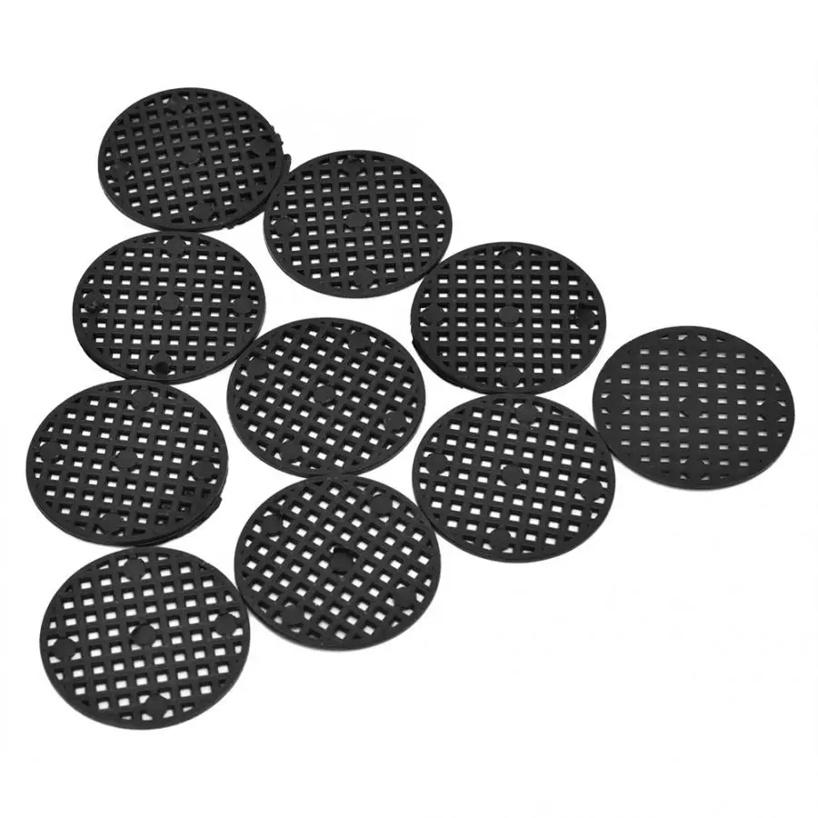 Steel Sawing 10PCS Gardening Flower Pot Hole Mesh Mat Pad Plant Potting Bonsai Bottom Grid Garden Saw | Дом и сад