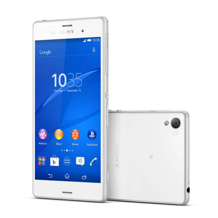 Абсолютно мобильный телефон sony Xperia Z3 D6603 3 ГБ 16 ГБ, 4G LTE 5,", Четырехъядерный Смартфон Snapdragon 801, 3100mAhNFC