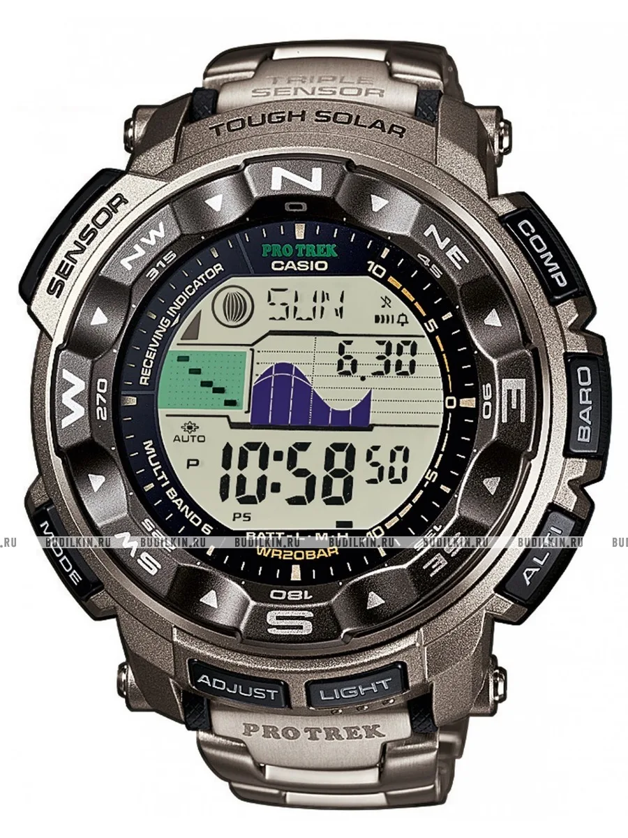 Watch Casio Protrek PRW 2500T 7E original mens quartz wrist watch with