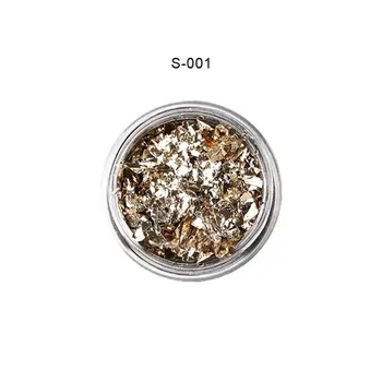 

Nail Jewelry Does Not Speculate Gold And Silver Platinum Pieces Korean Phototherapy Nails Patch Shell Paper Foil Pieces