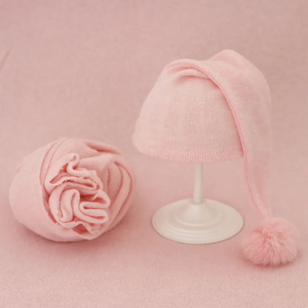 2 قطعة قبعة لف مجموعات Newbornn التصوير الدعائم بن...