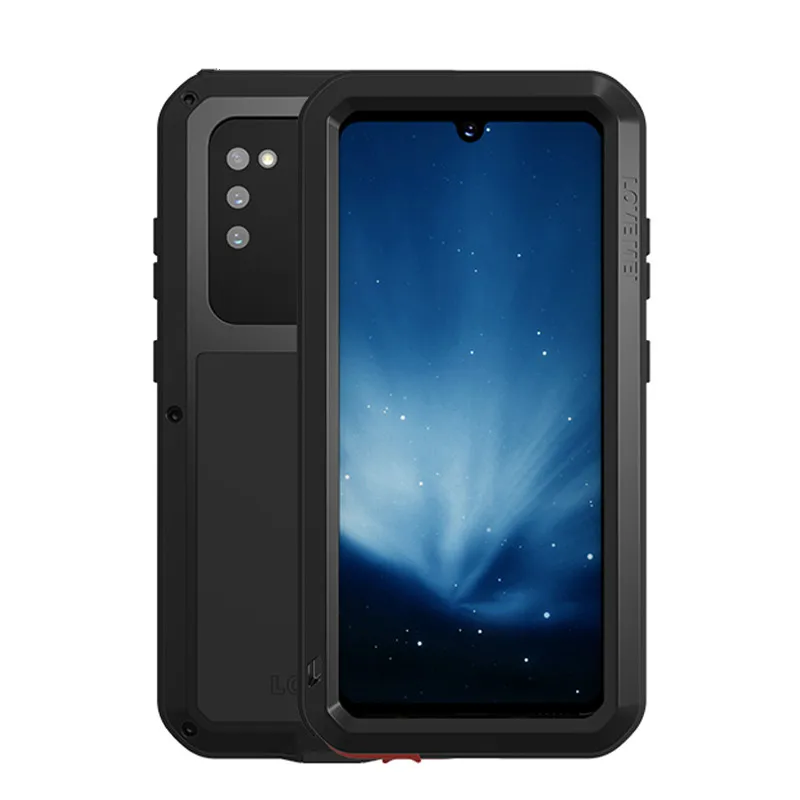 

6,1-дюймовый мощный ударопрочный чехол LOVE MEI для Samsung Galaxy A41 A415F A415, силиконовый чехол, закаленное стекло