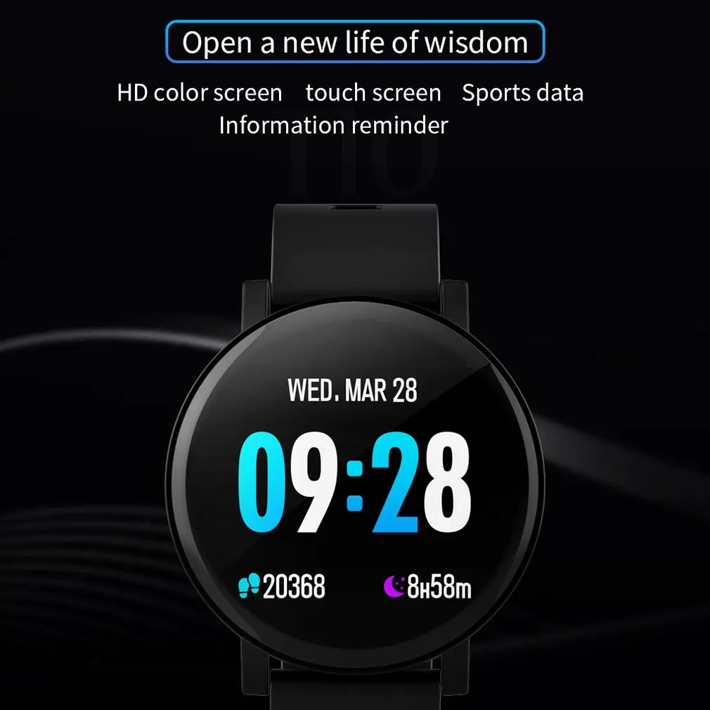 2020 New T10 Smart Watch Heart Rate Full Touch Screen Blood Pressure Fitness Tracker Bluetooth Sport Men Women Smartwatch