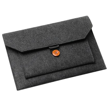 

Soft Business Bag Case for Apple Macbo ok Air Pro Retina 13 Laptop for Macbo ok Tablet Bag Dark Gray