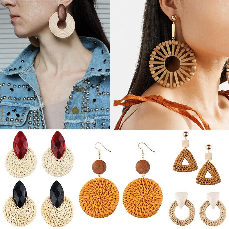 Корейские деревянные бамбуковые соломенное плетение ручной работы Ротанговые