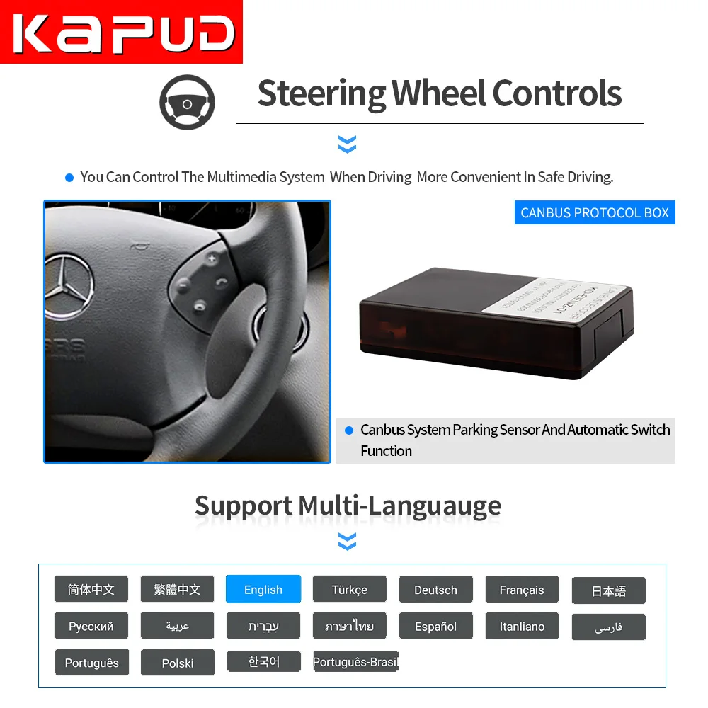 Kappud 9 ''DSP автомобильный Радио Мультимедиа Навигация DVD gps плеер Авто Стерео для Benz W203 W209 C180 C200 C220 C230 с радио Wifi