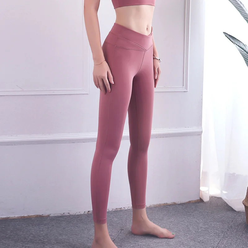 Pink Бесшовные Леггинсы Lulu для спортзала с изображением акулы, цветные, Спортивная женская одежда для фитнеса, для бега, сексуальные штаны для йоги, Колготки с высокой талией, женские леггинсы - Цвет: Pink