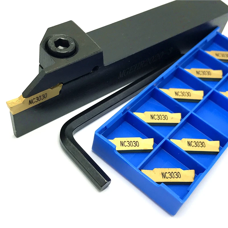 MGEHR1010 MGEHR1212 MGEHR1616 MGEHR2020 MGEHR2525 MGEHR3232 홈 가공 홀더+MGMN200 MGMN300 MGMN400 홈 가공 공구 초경 인서트