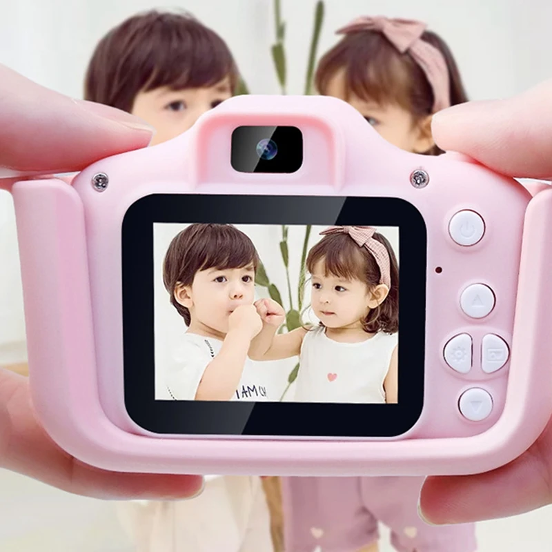  FBIL-Children's Camera 12.0MP 1080P 2.0 Inch Screen Children's Video with 32GB TF Card Camera Anti-