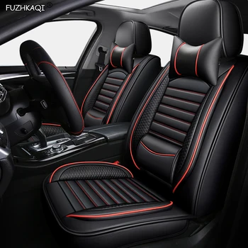 

FUZHKAQI leather car seat covers For honda freed stream accord 2018 crv civic jezz 2011 city 2010 fit hrv xrv car seats styling