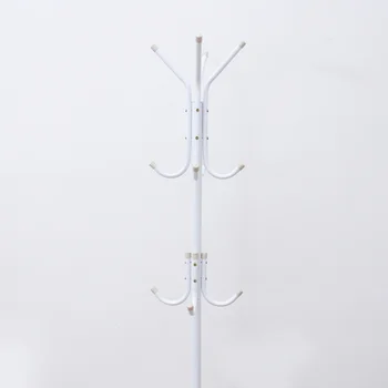

Iron Coat Stand Tree Jacket Holder Hanger Tree Branch Hat Rack 12 Hooks Clothes Organizing Rack for Home Bedroom (White)