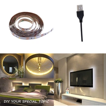 

1M/2M usb/battery box light strips cabinet lighting family bedroom bar decorative light strip TV TV background light strip