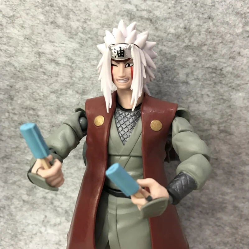 СВЧ " Аниме 16 см Наруто Shippuden Jiraiya ПВХ фигурка Коллекционная модель игрушки подарок