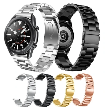 

Solid Stainless Steel Watchband Watch Strap for Samsung Galaxy Watch 3 41mm / 45mm Smartwatch Accessories
